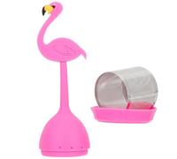 Filtre à Thé Structure Dense, en Silicone et Acier Inoxydable