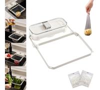 Filtre à Ventouse Pour éVier De Cuisine, Panier Filtrant Pour éVier De Cuisine Avec Filet 100 PièCes Sacs Filtrants En Maille, Pliant Support De Filtre à DéChets D'éVier De Cuisine à Ventouse (02)