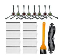 Filtre à vide Robot Pièce de rechange Brosse latérale Brosse principale Texture ABS pour modèle P20 Accessoires d'aspirateur