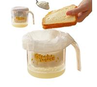 Filtre À Yaourt Avec Couvercle, Séparateur de Yaourt Maison avec Sacs en Maille Fine et Ressort, Accessoire de Cuisine, Outil pour Fromage Blanc Maison - Idéal, Ados et Adultes