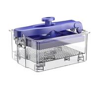 Filtre À Yaourt - Bol Passoire Pour Yaourtière 7,28 X 6,57 X 4,25 Pouces, Séparateur De Lactosérum De Cuisine, Séparateur De Fromage Avec Couvercle | Pour La Fabrication De Jus De Fromage, Préparation