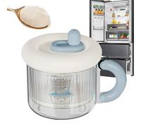 Filtre à yaourt | Filtre à yaourt avec couvercle | Tamis ultra-fin réutilisable pour fromage, lait de soja, crème | Tamis à mailles fines pour la cuisine à la maison, la cuisine saine, le lait de noix