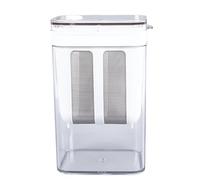 Filtre à Yaourt Grec, Passoire en Acier Inoxydable et AS PET, Grande Capacité, Séparateur de Petit - Lait, Séparateur d’Humidité pour Fromage - Filtration Efficace, Durable, Usag