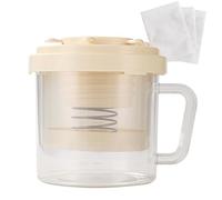 Filtre à yaourt - passoire à yaourt multifonctionnelle avec couvercle | Outil multifonction réutilisable pour jus de cuisine Cuisine à la maison