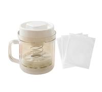 Filtre à yaourt, récipient de grande capacité | Filtre à yaourt pour la séparation du lactosérum | Pour jus, lait, fromage, cuisine, thé, salle à manger, nourriture pour homme et femme