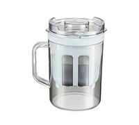 Filtre à yaourt réutilisable, filtre alimentaire à fine, séparateur de lactosérum avec couvercle pour fromage, lait de soja, baies, soupe, jus de fruits, café, cuisine, passoire multifonction