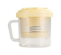 Filtre à yaourt sec, filtre à yaourt avec couvercle - Séparateur de lactosérum,Filtre alimentaire multifonction à mailles fines pour la production de yaourt, fermentation au fromage, préparation