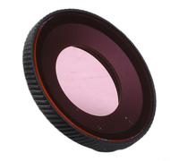 Filtre Action 5 Pro, lentille de plongée en alliage d'aluminium pour Action 4, insert de caméra anti-buée, boîtier sous-marin étanche, accessoire pour plongée avec tuba (rouge clair)