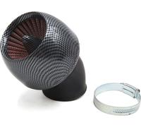 Filtre Admission Air Moto w 46mmØ intérieur Pince réglable Fibre Carbone