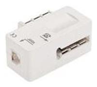 Erard Filtre ADSL 2+ Prise téléphone RJ11 femelle Vert