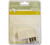 Filtre ADSL 2 + prise téléphone - femelle RJ11 femelle - ERARD CONNECT - Branchement téléphonique - Vert