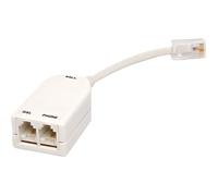 FILTRE ADSL DE LIGNE 1 RJ45 - 2 RJ11 BLANC