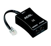 Hama Filtre ADSL RJ11 Jack 6P 4C M/2 Jack 6P 4C F, noirHama Filtre ADSL RJ11 Jack 6P 4C M/2 Jack 6P 4C F, noirHama Filtre ADSL RJ11 Jack 6P 4C M/2 Jack 6P 4C F, noirHama Filtre ADSL RJ11 Jack 6P 4CMmâle vers /2 RJ11 femelleJack 6P 4C F, noir