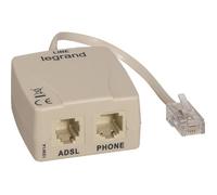 Filtre ADSL - LEGRAND - RJ 45 - Blanc - Prêt à poser - Intérieur