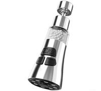 Filtre aérateur de robinet, filtre de robinet en acier inoxydable 316, amovible, anti-éclaboussures, rotation réglable, filtre de tête de pulvérisation pour robinet de cuisine (D)