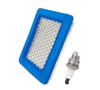 Filtre Air Bougie D'allumage pour Briggs&stratton - Bougie Allumage + Filtre a Air pour Briggs & Stratton, Bougie Tondeuse, Filtre a Air Tondeuse, Pièces de Remplacement pour Tondeuses 625/650/675