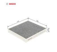 Filtre, air de l'habitacle BOSCH 1 987 432 416 CITROËN 6479 E9 7803A005 7803A043