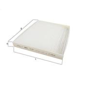 Filtre, air de l'habitacle KNECHT LA 1677 pour VOLVO XC40 (536) 2 2018-2021