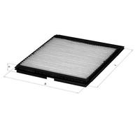 Filtre, air de l'habitacle LA 404 MAHLE pour NISSAN