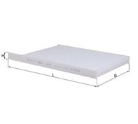 Filtre, air de l'habitacle LA 469 MAHLE pour RENAULT