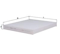 Filtre d'habitacle Filtre à particules LA 586 KNECHT pour SUZUKI NISSAN