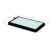 Filtre, air de l'habitacle LA 80 MAHLE pour BMW