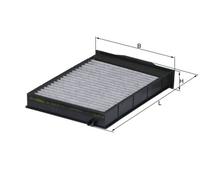Filtre, air de l'habitacle LAK 175 MAHLE pour RENAULT