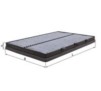 Filtre, air de l'habitacle LAK 243 MAHLE pour ROVER MG