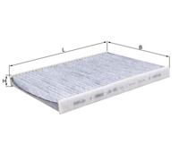 Filtre, air de l'habitacle LAK 463 MAHLE pour FORD