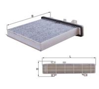 Filtre, air de l'habitacle LAK 589 MAHLE pour MITSUBISHI