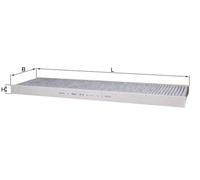 Filtre, air de l'habitacle LAK 85 MAHLE