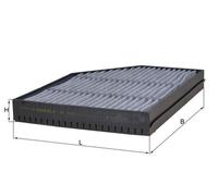 Filtre, air de l'habitacle LAK 863 MAHLE