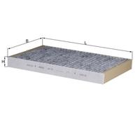Filtre, air de l'habitacle LAK 93 MAHLE pour AUDI SEAT