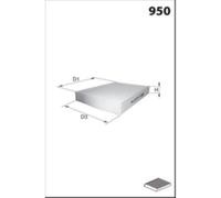 Filtre, air de l'habitacle MECAFILTER JAR7234