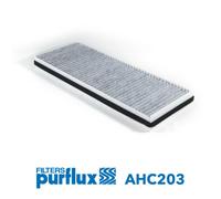 Purflux Filtre d'habitacle AHC203 – à charbon actif – H50×L154×L389 – Pour RENAULT Espace IV