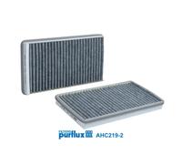 Purflux Filtre d'habitacle AH219-2 - Charbon actif - pour BMW Série 5 E60/E61, Série 6 E63/E64