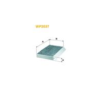 Filtre, air de l'habitacle WIX FILTERS WP2037