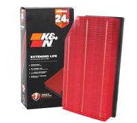 Filtre air moteur K&N : dure de vie prolonge de 24 000 milles. Filtre air de remplacement : compatible avec Jeep Wrangler JL 2018-2021 et G