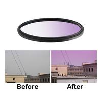 Filtre anti-brouillard à mise au point douce,accessoire pour appareil photo DSLR Canon,Nikon,Sony,37/40.5/43/46/49/52/55/58/62/67/72/77mm - Type G Purple-72mm