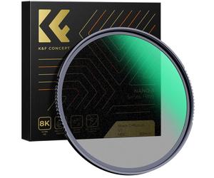 Filtre anti-brouillard noir K&F Concept 1/2 Nano X - 72mm