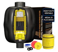Filtre Anti-Calcaire + Anti-Chlore pour Douche | VC & Multi-Filtration Longue Durée - Réduit Irritations Peau Sensible - Installation Sans Plombier - Tylola MAX
