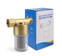 Filtre Anti Calcaire, Filtre a Eau Robinet Transparent, Filtre Douche Acier Inoxydable Réutilisable, Filtration Précision, pour Pommeau Douche, Robinet 0XBIT