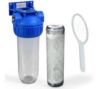 Filtre anti-calcaire, système de filtration sous chaudière installation d'eau siliphos sel polyphosphates (1" - un pouce)