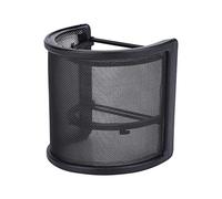Filtre Anti- de Microphone, Pare-Brise de Microphone, Forme de U, Pare-Brise, Pare-Brise de Micro en Maille métallique, pour Studio, pour Microphone de 45 mm à 65 mm de diamètre