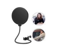 Neewer Filtre anti-pop micro professionnel, double couche, col de cygne 360°, compatible Yéti Bleu