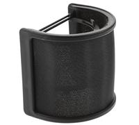 Filtre Anti-pop du Micro pour Microphone, Protection Anti-salive Noire | Maille Métal, Couche Mousse et Anneau Caoutchouc, Maintien Ferme, pour Chanter et Parler