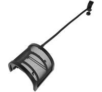 Filtre Anti-pop Micro U en Métal Noir pour Streaming Studio | Maille Fine, Structure en U, Réduit les Bruits Parasites, Usage pour Podcasts et Micros de Studio