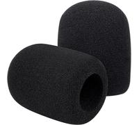 Filtre Anti-pop PodMic-Housse Anti-vent en Mousse Bonnette pour Microphone de Podcasting Rode PodMic pour Bloquer les Plosifs (2 pièces)
