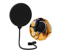 Filtre Anti-Pop pour Microphone - Double Couche de Protection Sonore, Écran Anti-Vent pour Blue Yeti et Autres Microphones - Accessoire Idéal pour Enregistrement Studio, Podcasting et Chant