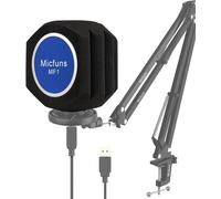 Filtre anti-pop professionnel pour pare-brise de 4,5 à 6 cm,mousse absorbant le bruit et les reflets